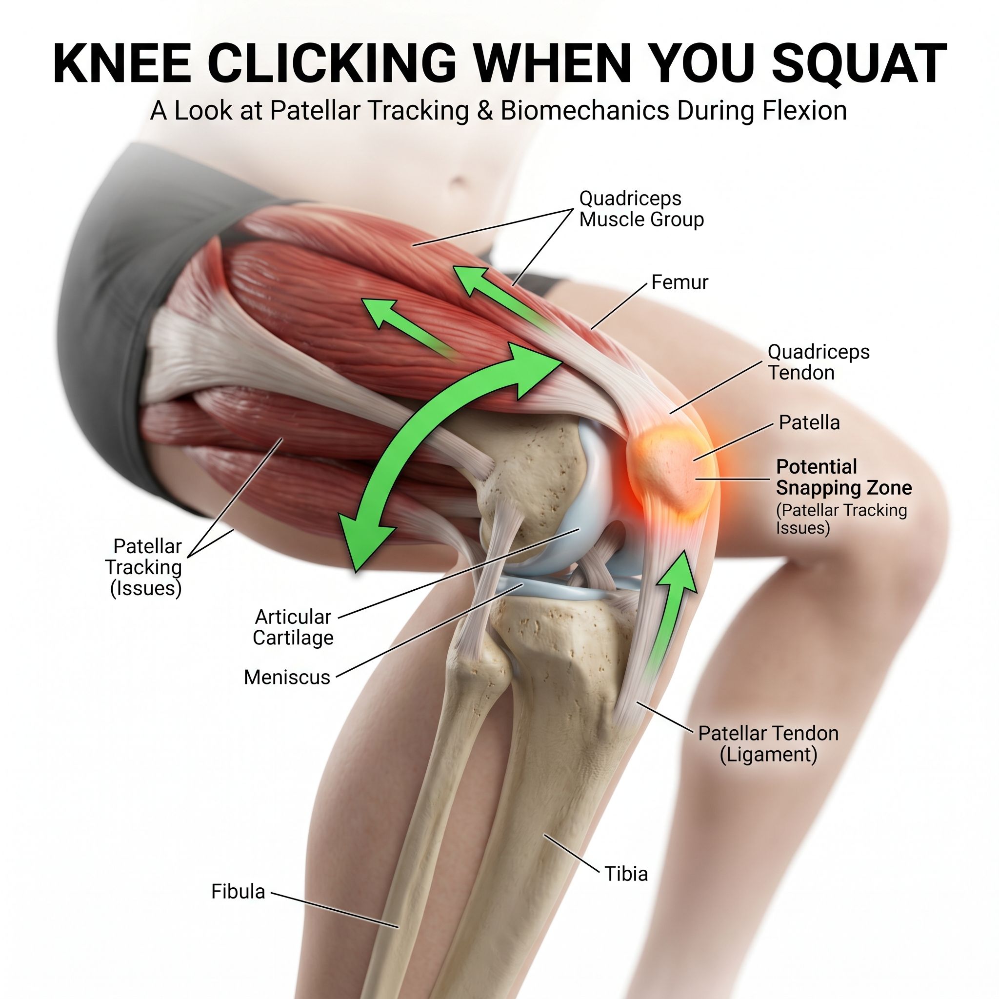 ΓΙΑΤΙ ΤΟ ΓΟΝΑΤΟ ΣΟΥ «ΚΛΙΚΑΡΕΙ» ΟΤΑΝ ΚΑΝΕΙΣ SQUAT

😖 ΤΟ ΠΡΟΒΛΗΜΑ

Ακούς έναν ήχο «κλικ» ή «ποπ» στο γόνατό σου όταν κάνεις squat;

Αυτό συμβαίνει σε πολλούς ανθρώπους κατά τη διάρκεια της προπόνησης, στο ανέβασμα σκάλας ή ακόμα και όταν σηκώνονται από καθιστή θέση.

Στις περισσότερες περιπτώσεις, ο ήχος προέρχεται από την εσωτερική μηχανική της άρθρωσης του γόνατος.

🦴 Η ΑΝΑΤΟΜΙΑ

Η άρθρωση του γόνατος συνδέει τρία βασικά οστά:

• μηριαίο οστό (femur)
• κνήμη (tibia)
• επιγονατίδα (patella)

Η επιγονατίδα βρίσκεται μέσα σε μια αύλακα στο άκρο του μηριαίου και κινείται πάνω-κάτω όταν λυγίζει το γόνατο.

⚙️ Η ΒΙΟΜΗΧΑΝΙΚΗ

Κατά τη διάρκεια ενός squat:

το γόνατο κάμπτεται
η επιγονατίδα γλιστρά μέσα στην αύλακα του μηριαίου
οι τένοντες και οι σύνδεσμοι προσαρμόζονται για να σταθεροποιήσουν την άρθρωση

Μερικές φορές η επιγονατίδα μετατοπίζεται ελαφρώς ή οι τένοντες κινούνται πάνω από την άρθρωση, δημιουργώντας την αίσθηση του «κλικ».

⚠️ ΓΙΑΤΙ ΣΥΜΒΑΙΝΕΙ

Διάφοροι παράγοντες μπορούν να αυξήσουν αυτό το φαινόμενο:

• μυϊκή ανισορροπία γύρω από το γόνατο
• σφιγμένοι τετρακέφαλοι
• αλλαγές στην τροχιά της επιγονατίδας
• αυξημένη πίεση στην άρθρωση σε βαθιά κάμψη

💡 ΣΥΜΠΕΡΑΣΜΑ

Το «κλικ» στο γόνατο κατά τη διάρκεια των squats συνδέεται συχνά με την κίνηση της επιγονατίδας και των γύρω ιστών μέσα στην άρθρωση.

Η κατανόηση της βιομηχανικής του γόνατος βοηθά να εξηγηθεί γιατί εμφανίζονται αυτοί οι ήχοι κατά την κίνηση.

#rehabilitation
#anatomy
#kneepainexercises
#humananatomy
#biomechanics
#medicaleducation